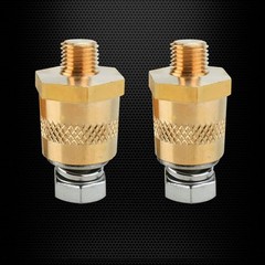 Durable Brass Battery Terminals – 3/8″ Male SAE Posts with M8 Bolts, Set of 2