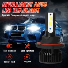 For GMC Yukon 2007-2014 6000K White LED Headlight Hi/Lo Beam Fog Light Bulbs P4C