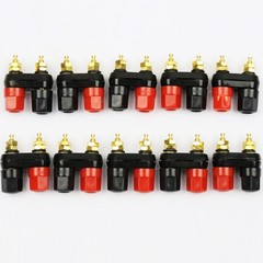 10x Speaker Amplifier Terminal Binding Post Dual 2-way Female Banana Plug Jack