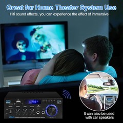 Stereo Receiver & Amplifier Home Audio Amp, AK45 Bluetooth Receiver for Home