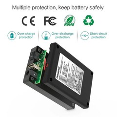 Talentcell Rechargeable 12V 3000Mah Lithium Ion Battery Pack For Led S