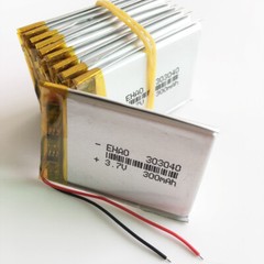 10 PCS 300mAh 303040 3.7V Li-po Polymer Rechargeable Battery For Mp3 Camera GPS