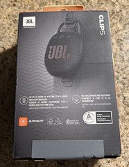JBL Clip 5 Black Portable Bluetooth Speaker New