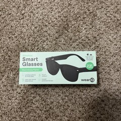 New WeariQ Wireless Smart Glasses Bluetooth, Black Polarized Lenses, Large Frame