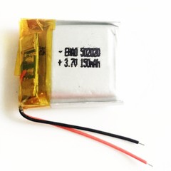 3.7V 502020 150mAh Lipo Polymer Rechargeable Battery For Camera Smart Watch GPS