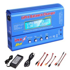 B6 Battery Charger 80W Mini Lipo RC Balance Charger/Discharger with Power Supply
