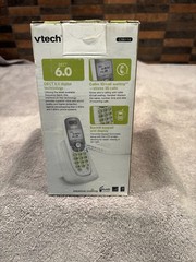 VTech CS6114 DECT 6.0 Cordless Phone White/Grey, Caller ID/Call Waiting NEW