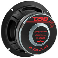 4x DS18 6.5″ Mid-Bass Loudspeakers – 150w Rms 8-ohm 6PRO300MB-8 Car Speakers