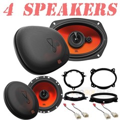 JBL 6×9″ 560W Front & 6.5″ 400W Rear Door Speakers for 2005-2018 Toyota Tacoma