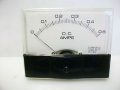 0-500 Ma. Dc. EL METER DAY / NIGHT VIEWING