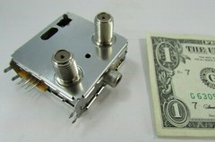 New Alps TV RF Tuner Modulator Switch, F RCA & 4-Pin Solder Connector MDLK5A6A9A