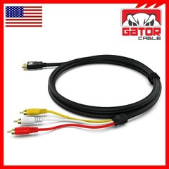 HDMI To 3 RCA Video Audio AV Component Converter Adapter HD Cable 1080P HDTV 5FT