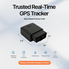 Brickhouse Security TrackPort OBD II Tracking Device – Car GPS Location Tracker