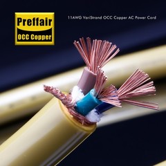 1M OCC Copper Audio Power 3Core Power Cable HiFi Bulk Cord Power Wire DIY