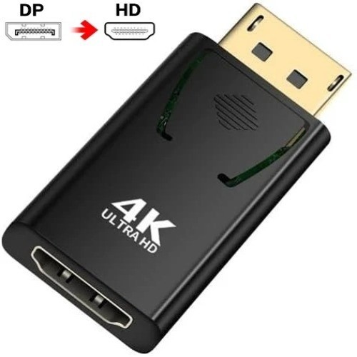 4K DisplayPort to HDMI Adapter DP to HDMI Video Audio Converter