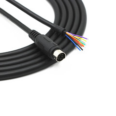 Mini-8P Cable ,Mini DIN 8 Pin Male MD8 to Wire End Connecter Adapter Cable for P