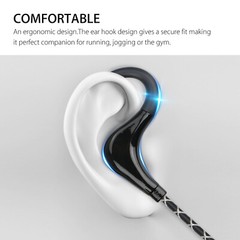 Wired In-Ear Sport Hifi Earphone Earbuds Over Ear Hook Headphone 3.5mm With MIC