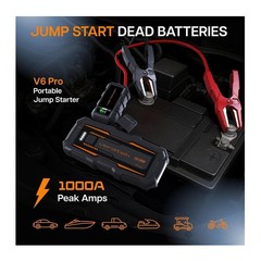 Veratek V6 Pro Jump Starter and Air Compressor Portable Car Battery Booster