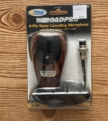 RoadPro 4-Pin Noise Cancelling CB Microphone Super Coil Cord New Old Stock