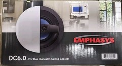 Emphasys Dual Channel In-Ceiling Speaker DC6.0 6 1⁄2″ Dual Channel In-Ceiling