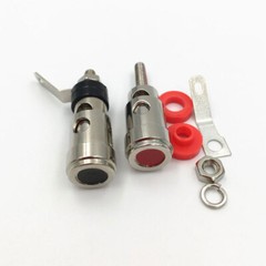 5 PAIRS Speaker Audio AMP Terminal Binding Post Spring Loaded Type Nickel plated