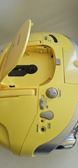 Emerson PD6528BL Cruiser Boombox Yellow CD, Cassette, Radio, Works!