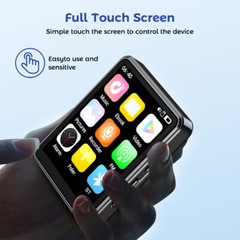 2.5 inch Full Touch Screen Bluetooth 5.3 HIFI Android MP3 Music MP4 Video Player
