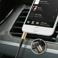 3.5mm Male to Male AUX Cable Cord L-Shaped Right Angle Car Audio Headphone Lot