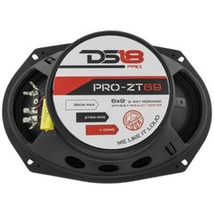 6×9″ 2 Way Midrange Speaker Built In Tweeter 550 Watts Max 4 ohm DS18 PRO-ZT69