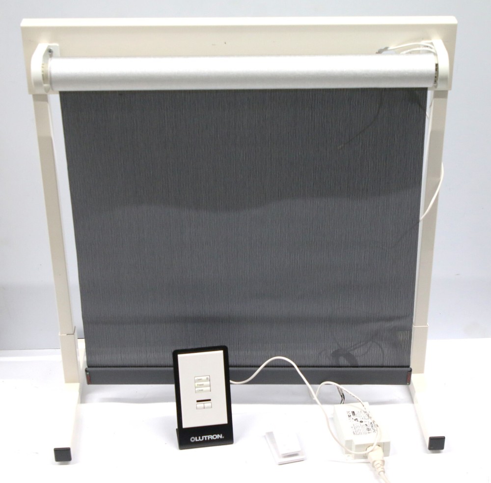 LUTRON Roller Shade w/ Remote And Stand (Demo Unit) #2917