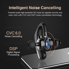 Noise Cancelling Bluetooth 5.2 Earbuds w/ Multi-Point Connect & Voice Commands