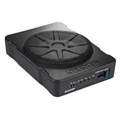 Open Box Kicker 10″ 51HS10 10″ 180W RMS Hideaway Compact Powered Sub Enclosure
