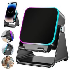 NEW Wireless Induction Speaker 5-in-1 Bluetooth Speaker With Phone Stand Holder