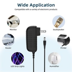 AC 100-240V to DC 12V 2A Power Supply Adapter Heavy-Duty LED Light Strip 24W SMD