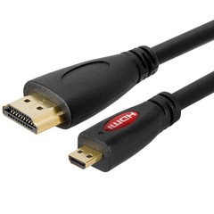 2PCS Micro HDMI Cable Micro HDMI to HDMI Cord Adapter Camera 4K TV Raspberry Pi