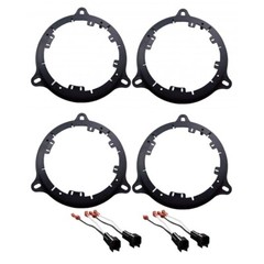 4X 300W 4way 6.5″ Front and Rear Door Speakers for 2013 to 2019 Nissan Sentra