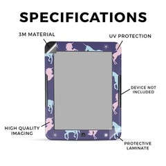 Mighty Skins Tablet Skin Compatible Nook Glowlight 4E – – 3M Vinyl Protective