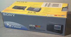 Sony ICF-36 Portable AM, FM Radio – BRAND NEW – AC or battery