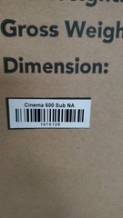 Klipsch Cinema 600 Wireless Subwoofer (Subwoofer Only) NEW FREE SHIPPING