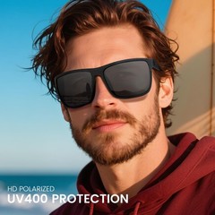 RSQQAV Polarized Sunglasses 5pack, 5pack(black+brown+ice Blue+red+dark Green)