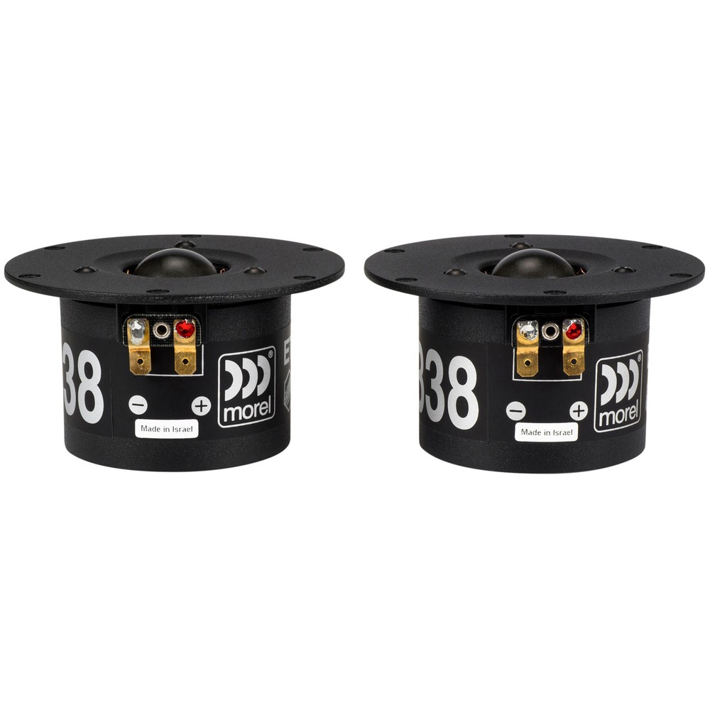 Morel ET 338 1-1/8″ Soft Dome Tweeter Matched Pair