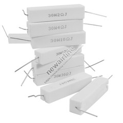 2pcs 20/30W 1-40 ohm Speaker Divider Crossover Wirewound Ceramic Cement Resistor