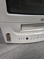 Toshiba MV13J3 13″ CRT TV VCR Combo VHS Tested Working (Remote none working)