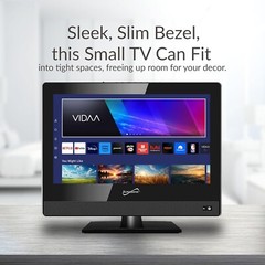 Supersonic SC-1520VTV 15.6 inch Smart AC/DC LED TV 1080p, WiFi, Built-in c
