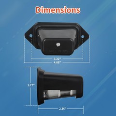 LED License Plate Light, Trailer License Plate Ho Style: License Plate Light A