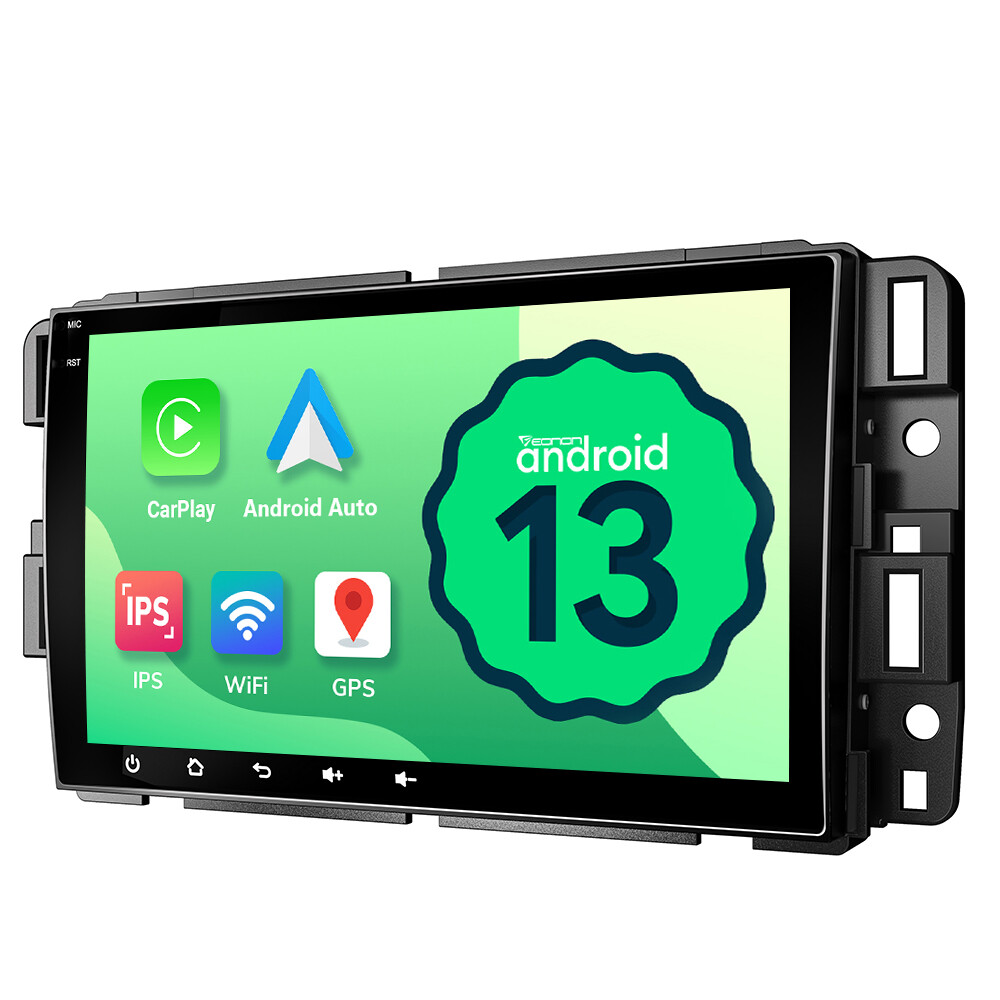 Plug&Play 8″ Car Stereo Radio Apple Carplay Android 13 GPS Nav For GMC Chevrolet