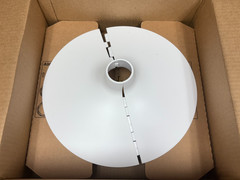 Shure Pole Mount Kit Round w/ White Cover (P/N: A900W-R-PM)