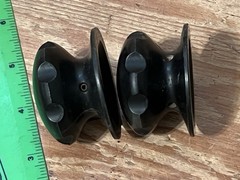 ’70s/60s vintage 53 mm large rotary console knobs Japan RCA Collins Raytheon