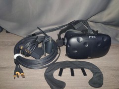 HTC Vive Virtual Reality Headset and Link Box