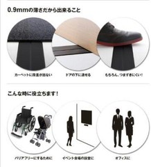 The world’s thinnest 0.9mm power flat cord, 50cm, white, made in Japan